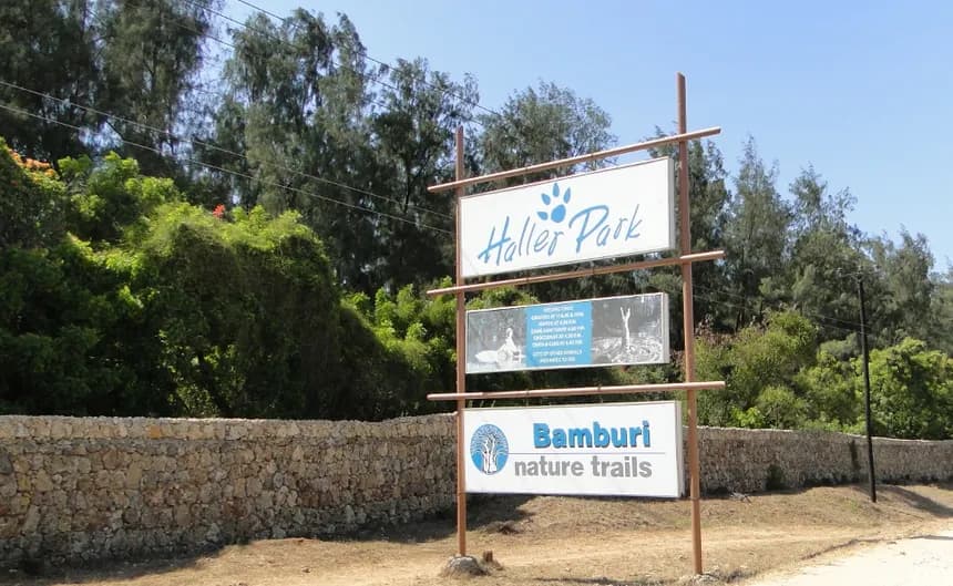 Bamburi location in Mombasa